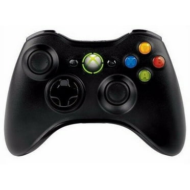 Original Microsoft Xbox 360 Wireless Controller, Black - Walmart.com