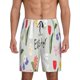 thumbnail image 1 of Balery Happy Easter Pantalones cortos de pijama de punto de algodón para hombre con cinturilla y bolsillos-Medium, 1 of 6