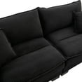 thumbnail image 4 of Modern Loveseat Sofa with Corduroy Fabric, Wide Seat, and High-Density Foam Cushions, 4 of 7