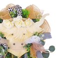 thumbnail image 6 of Cow Wreath Garland Green Leaves Wreath for Outdoor Farmhouse Porch, 6 of 7