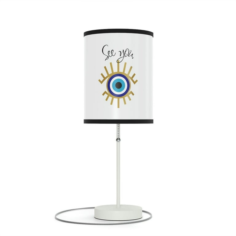 On sale Evil Eye Lamp on a Stand, Evil Eye Lamp, Evil Eye Stand Lamp, Evil Eye Table Lamps, Evil Eye Lamps, Evil Eye Gifts, US|CA plug