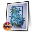 thumbnail image 2 of Cuadros Decorativos Serie de flores y plantas de diamantes en forma especial de bricolaje 5D decoración del hogar Likrtyny  embutido en tela, 2 of 6