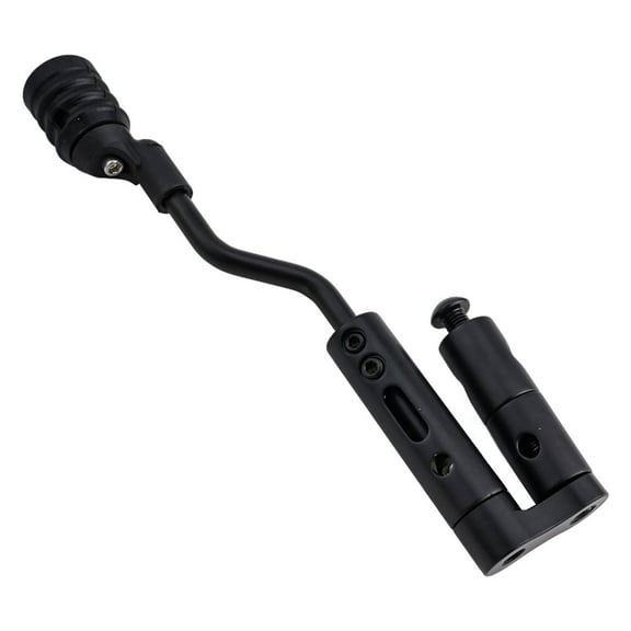 Bow String Stop Suppressor And Stabilizer For Compound Bow With Front And Rear Mount Effective Noise And Vibration Control