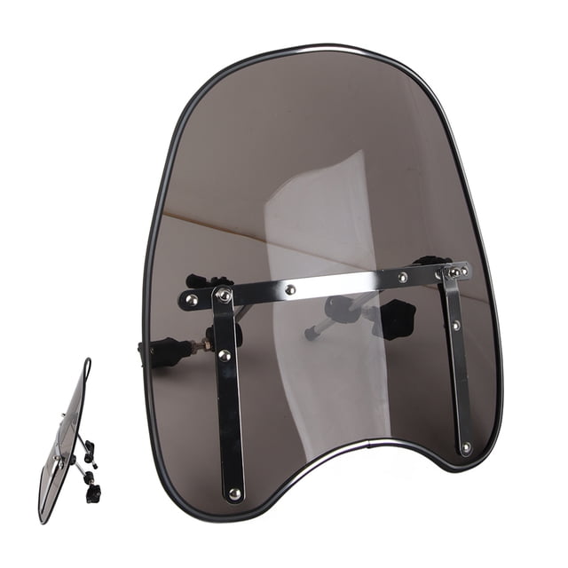 Parabrisas universal para motocicleta, montaje en manillar de 22 a 25 mm