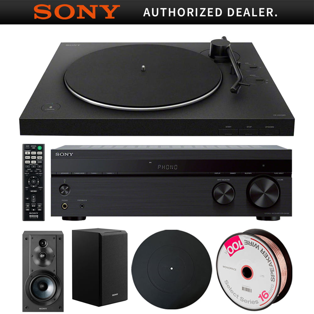 Sony PS-LX310BT Hi-Res Belt-Drive USB Turntable with Bluetooth, Black