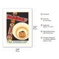 thumbnail image 2 of Alaska - Totem Pole Eskimo Child - Pan American World Airways - Vintage Airline Travel Poster by Aaron Amspoker c.1955 - Fine Art Matte Paper Print (Unframed) 24x32in, 2 of 4