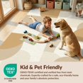 thumbnail image 4 of Design&I 2'x3' Washable Doormat Beige Cream Blended Field Understated Asymmetric Neutral Plush for Entryway, Indoor, Ultra-Thin & Non-Slip Skid-Resistant, 4 of 7