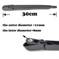 thumbnail image 3 of Yiyasu 12" Rear Windshield Wiper Blade Arm Set for Nissan Qashqai J10 J11 Dualis J10 2006-2019, 3 of 6