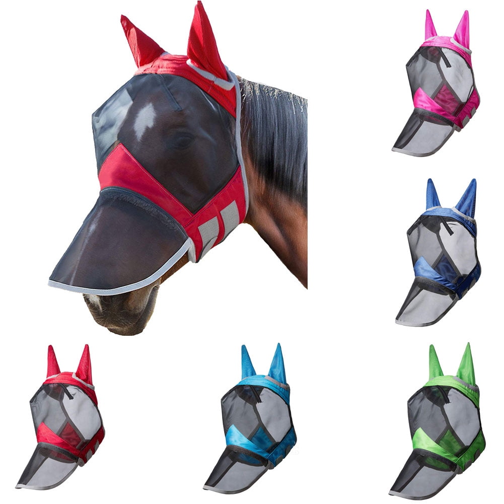 Archer Anti-mosquito Horse Full Face Protection Breathable Mesh Mask ...