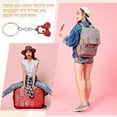 thumbnail image 6 of Golf Cart Keychain, Mini Cute Golf Keys Chain Sport Pendant Key Ring Bag Backpack Decor Cyan/Deep Gray, 6 of 7