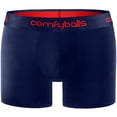 thumbnail image 1 of Comfyballs Performance Long Boxers - Navy/Racing Red, 1 of 3