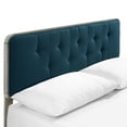 thumbnail image 5 of Modway Bridgette 63.5" Queen Wood Platform Bed with Angular Frame in Gray/Azure, 5 of 7