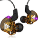 thumbnail image 1 of Audífonos In-ear Qkz Ak6 Pro Auricular Gamer Alambre 40 Khz Amarillo, 1 of 6