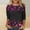 NQR14-Valentine's Day-Purple, variant on VKOYWKM Womens Heart T Shirts Valentine Shirts 3/4 Sleeve Tops Love Heart Graphic Tees Holiday Crew Neck Loose Fit Valentine Shirts Tunic Tops
