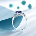 thumbnail image 6 of Blue Topaz Engagement Ring for Women Sterling Silver Ginger Lyne Collection - 6, 6 of 6