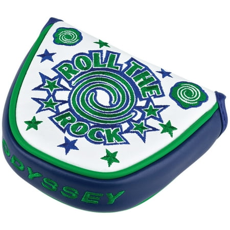 - NEW Odyssey Limited Edition Roll The Rock 2-Ball Leather Mallet Putter Headcover