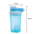 thumbnail image 2 of Vaso mezclador de agua de 500ML para viajes al aire libre, deportes, botella de agua, vasos (azul) Ehuebsd Para estrenar, 2 of 6