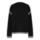 thumbnail image 4 of Suéter de cuello redondo para mujer, informal, liso, tejido, holgado, de manga larga, con cuello redondo, blusa, 4 of 4