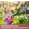 thumbnail image 3 of Toy Choi's 2-in-1 Kids Leaf Blower & Bubble Blower Kit, Pretend Play Toy Leaf Blower Bubble Machine, Outdoor Bubble Toys for Toddlers Boys Girls, 3 of 6