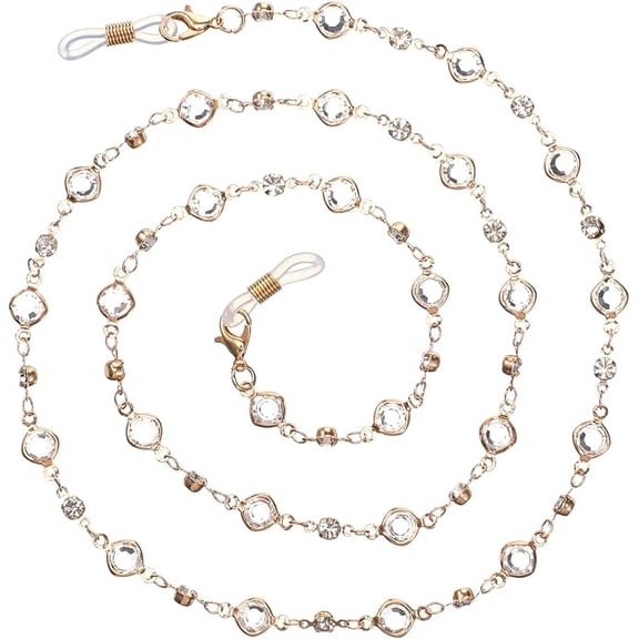 Crystal Beaded Eyeglasses Chain, Eye Glass Chains Women, Eye Glasses Holders Around Neck