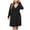 Black, variant on BangWanChi Black Dresses for Women Fashion Women's Casual Spring/Summer Round Neck Long Sleeve Printed Dress