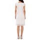 thumbnail image 3 of INSPIRAR CHIC Vestidos Midi de Cóctel para Mujeres con Encaje Floral y Mangas Cortas, Cuello Barco, para Invitadas de Boda, Blanco M, 3 of 6