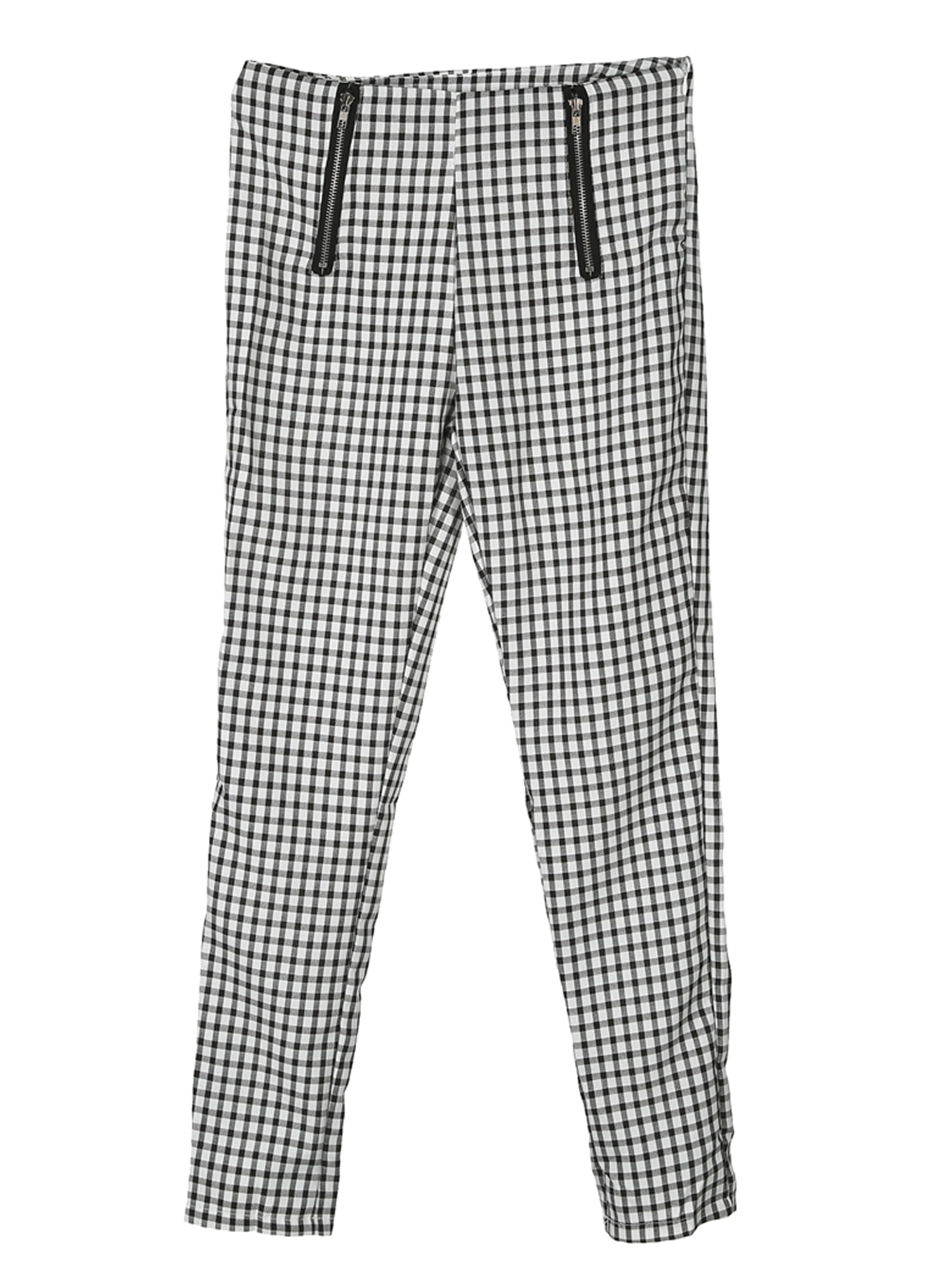 yellow and white striped trousers