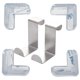 thumbnail image 1 of 6pcs Tool: 4pcs Clear Safety Soft Plastic Table Desk Corner Guard Protector & 2pcs Back Door Hook C, 1 of 5