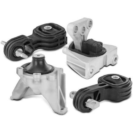 Engine Mount and Transmission Mount Kit 4 - Compatible with 2007 - 2011 Honda CR-V 2.4L 4-Cylinder 2008 2009 2010