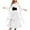 White, variant on Victorian Dress Costume Women Gothic Witch Dress Medieval Wedding Dress Halloween Party Costumes White XL
