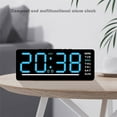 thumbnail image 3 of Multifunction LED Digital Alarm Clock with Temperature Display​​ - ​​Auto-DST Adjustment & Dual Power (USB/Battery)​​ | ​​Adjustable Brightness Night Light​​ for Bedroom/Office, 3 of 6