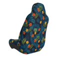 thumbnail image 2 of Wukai Hawaiian Style Full Set Car Seat Covers with Soft Padding Universal Auto Front Seats Protector and Cushion Mat, 2 of 5
