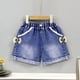 thumbnail image 2 of Odeerbi 2-7 Años Niñas Verano Pantalones Cortos Vaqueros Pantalones Cortos Casual Outerwear Vaquero Pantalones Cortos, 2 of 3