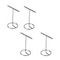 thumbnail image 4 of 4 Pack Jewelry Display Stand, T Type Earring Holder Stand with Stable Base Metal Necklace Rack Holder Stand Exquisite Craftsmanship Vertical Necklace Stand for Store Closet, 4 of 8
