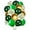 Green, variant on 12 Inch Navy Blue and Yellow Balloons with Confetti, for Wedding or Baby Shower Parties, Pack of 50