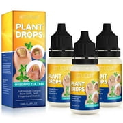Sefudun 3-Pack Plant Drops Nail Fungus, Nails Care Moisturizer, Oregano Tea Tree, Tea Tree and Oregano Oil for Toenail