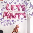 thumbnail image 2 of 60 Pcs 3D Sequined Purple Butterfly Wall Decor Stickers, 5 Styles 3 Sizes, Holographic Butterfly Decor for Dorm Room & Wedding Party Birthday Decor, 2 of 6