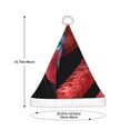 thumbnail image 3 of Cauagu Closeup Red Flamingo Portrait for Adult Christmas Hat,1-Pack Xmas Holiday Hat Santa Hat for Women & Men Festive Headwear Accessories Fit for Christmas/New Year/Party, 3 of 6