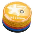thumbnail image 2 of bedienty Embout de Queue de Billard 14mm Accessoires de Billard Embout Professionnel Universel m Neutre 14mm, 2 of 6