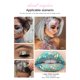 thumbnail image 5 of 35g Brillo Cara Cuerpo Gel Lentejuelas deslumbrantes Sombra de ojos líquida Fiestas navideñas Lentejuelas corporales, 5 of 5