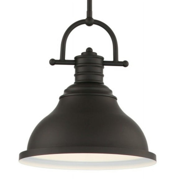 Volume Lighting V1186 1 Light 12" Wide Pendant - Bronze