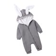 thumbnail image 3 of Big Rabbit Ears Ropa para Recién Nacidos Mameluco de para Bebés Niñas Grey, 12-18 months Gris (12-18 meses) Sunnimix Mono para bebé recién nacido, 3 of 8