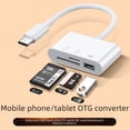 thumbnail image 4 of Lector de tarjetas tres en uno sd multifunción typec teléfono móvil Android transferencia usb multipuerto OTG lectura TF alta velocidad Mini, 4 of 5
