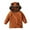 Brown, variant on WIBACKER 1-6T Baby Boys Fleece Jacket Kid Girls Zip Up Hoodies Fall Winter Bear Ear Coats Toddler Outerwear
