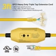 thumbnail image 2 of Cable de extensión DEWENWILS automático GFCI de 1 m, calibre 12/3, para exteriores, 2 of 8