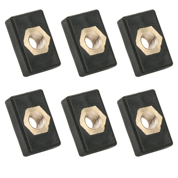 6Pcs Square Nuts Kit Rack Rail Adapter Kayak Canoe Boats Accessories