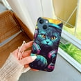 thumbnail image 3 of COMIO iPhone 14 Street Style Gamer: Graffiti Black Kitten Wearing Headphones Case, 3 of 4