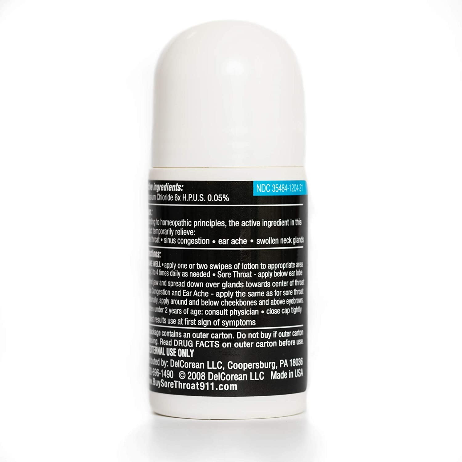 3 Pack Sore Throat 911 Roll-On Congestion and Sore Throat