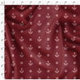 thumbnail image 4 of Soimoi Japan Crepe Satin Red Fabric By the Yard - 54 Inch Wide -Geometric Material - Artistic and Modern Patterns for Various Uses Printed Fabric, 4 of 6