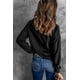 thumbnail image 1 of ABPHQTO Sudadera de mujer con media cremallera y parche acolchado negro M, 1 of 5